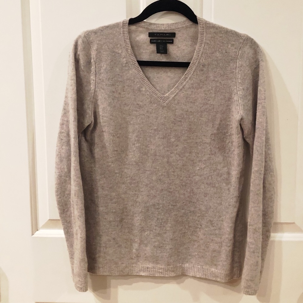 Tahari 100% Cashmere Sweater